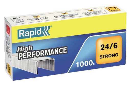 [306242] Agrafes Rapid 24/6 galvanisé strong 1000 pcs