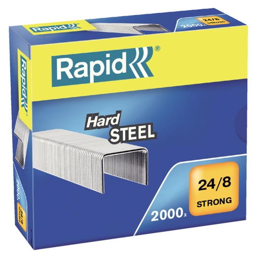 [306068] Agrafes Rapid 24/8 acier strong 2000 pièces