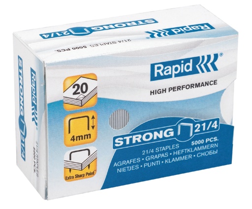 [306235] Nieten Rapid 21/4 gegalvaniseerd strong 5000 stuks