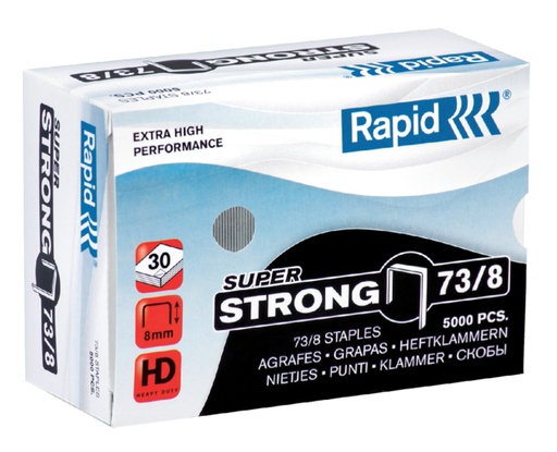 [306236] Agrafes Rapid 73/8 galvanisé super strong 5000 pcs