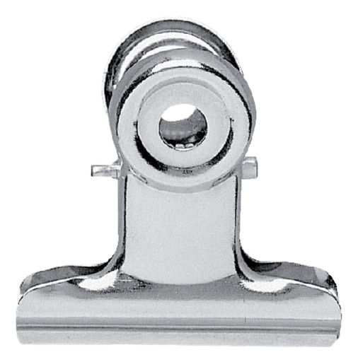 [316646] Pince à papier MAUL Bulldog 30mm capacité 10mm argent 10 pièces