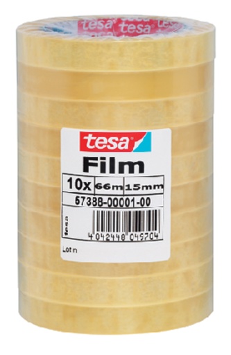 [800537] Plakband tesafilm® standaard 66mx15mm transparant