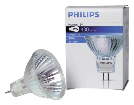 [890670] Ampoule Halogène Philips Brilliantline GU4 35W 430 Lumen