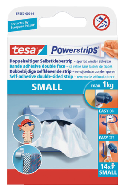 Bande adhésive tesa Powerstrips® SMALL double face 1kg