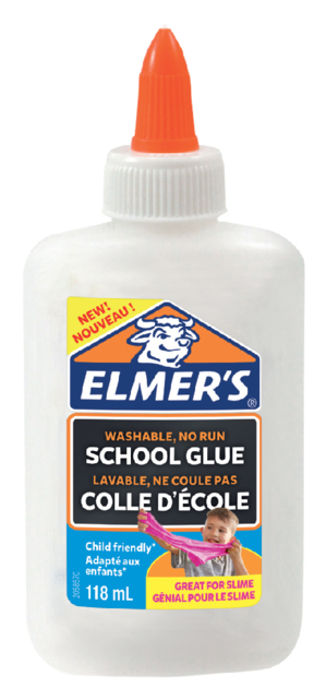 Colle d''école Elmer''s 118ml blanche