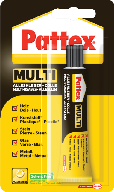 Colle tout Pattex Multi tube 20g blister