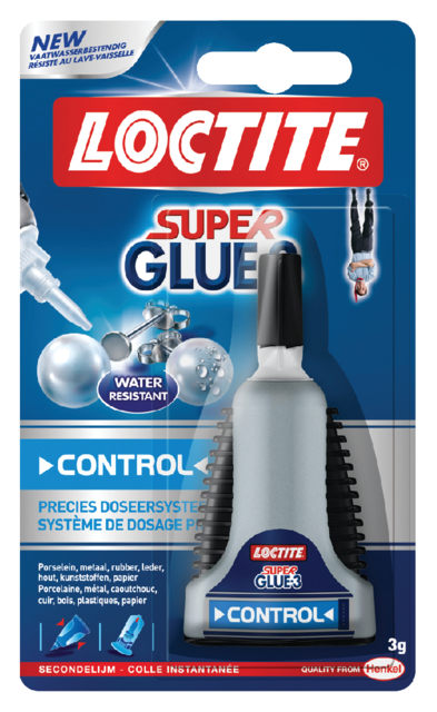 Colle seconde Loctite Control tube 3g blister