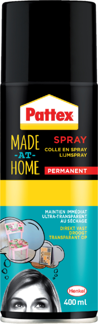 Colle Pattex Hobby aérosol permanent 400ml