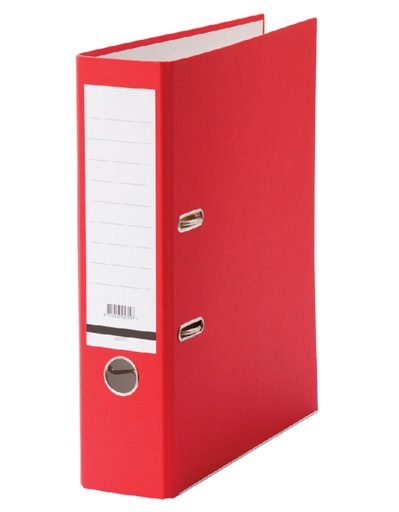 [502272] Ordner Qbasic A4 80mm karton rood