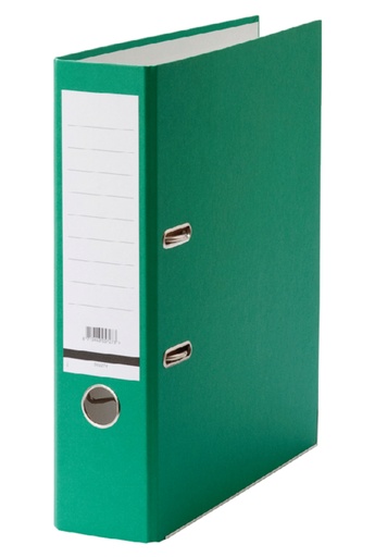 [502274] Classeur à levier Qbasic A4 80mm carton vert