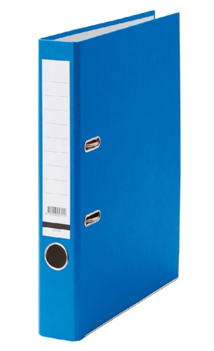 [502263] Classeur à levier Qbasic A4 50mm carton bleu