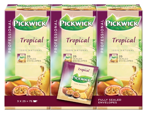 [890392] Thé Pickwick fuits tropicaux 25x 1,5g