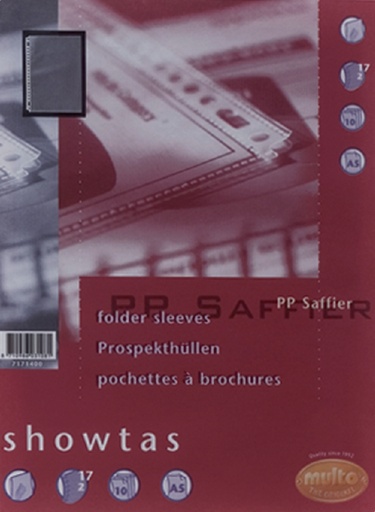 [276141] Showtas Multo 17-gaats PP 0.08mm nerf 10 stuks