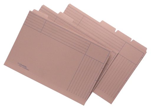 [522254] Binnenmap Djois met tabs folio beige