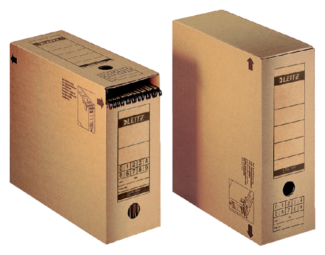 Boîte à archives avec rabat Leitz Premium 120x275x325mm brun naturel