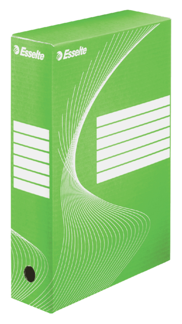 Boîte à archives Esselte Boxycolor 80mm vert