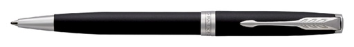 [600237] Balpen Parker Sonnet matte black lacquer CT medium