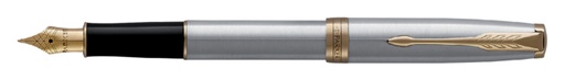 [600240] Vulpen Parker Sonnet stainless steel GT medium