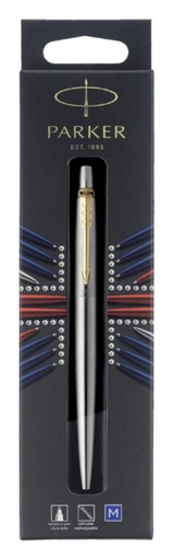 [600843] Stylo bille Parker Jotter Stainless Steel GT Medium