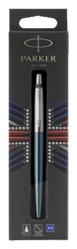 [600846] Stylo bille Parker Jotter Waterloo Blue CT Medium