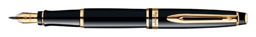 [600644] Vulpen Waterman Expert black lacquer GT medium