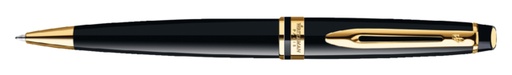 [610376] Balpen Waterman Expert black lacquer GT medium