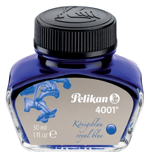 [609023] Encre pour stylo plume Pelikan 4001 30ml bleu roi