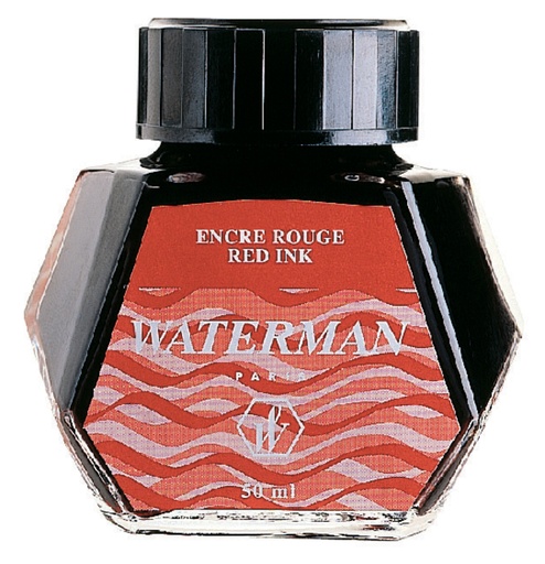 [609052] Encre pour stylo plume Waterman 50ml rouge