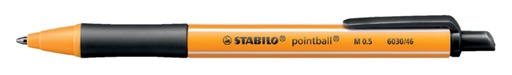 [610411] Stylo bille STABILO Pointball 6030/46 Medium noir