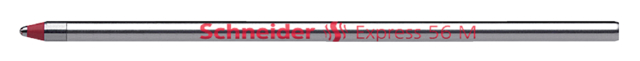 Recharge Schneider pour stylo bille 4 couleurs Medium rouge