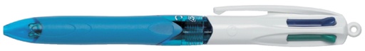 [616408] Stylo bille BIC 4 Couleurs Grip Medium bleu clair