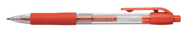 Stylo Gel Quantore Grip rétractable 0,7mm rouge