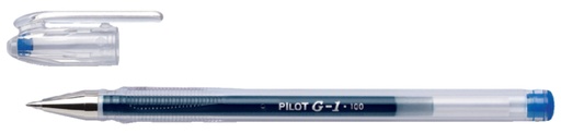 [614143] Stylo Gel PILOT G-1 Medium bleu