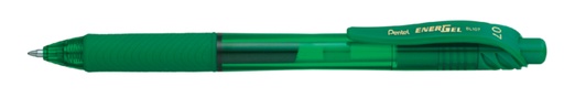 [614504] Stylo Gel Pentel Energel-X BL107 Medium vert