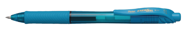 Stylo Gel Pentel Energel-X BL107 Medium bleu clair