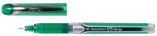 [636094] Roller PILOT Hi-Tecpoint Grip V5 Fin vert