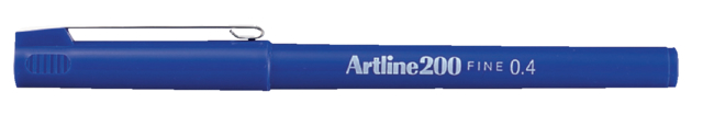 Fineliner Artline 200 ogive 0,4mm bleu