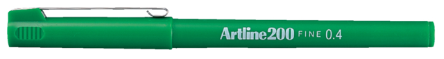 Fineliner Artline 200 ogive 0,4mm vert