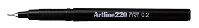 Fineliner Artline 220 ogive 0,2mm noir