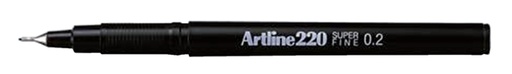 [631981] Fineliner Artline 220 ogive 0,2mm noir