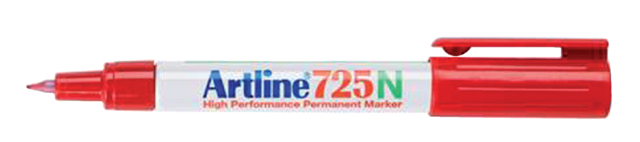Fineliner Artline 725 ogive 0,4mm rouge