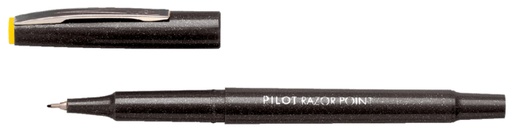 [632201] Fineliner PILOT Razor Point fijn zwart