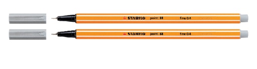 [633141] Fineliner STABILO point 88/94 fijn lichtgrijs