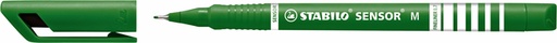 [633094] Fineliner STABILO Sensor 187/36 medium groen