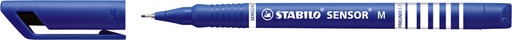 [633093] Fineliner STABILO Sensor 187/41 medium blauw