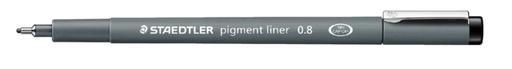 [633224] Fineliner Staedtler Pigment 308 zwart 0.7mm