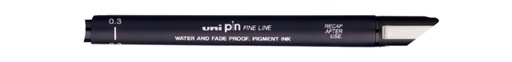 [632605] Fineliner Uni-ball Pin 0,3mm noir