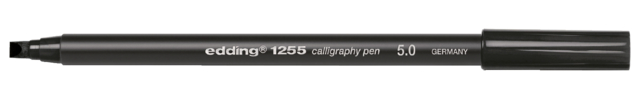 Kalligrafiepen edding 1255 5.0mm zwart