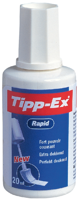 Correcteur Liquide Tipp-Ex Rapid 20ml blister 1 pièce