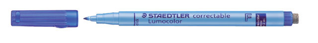 Feutre Staedtler Lumocolor 305 Correctable non permanent Fin bleu